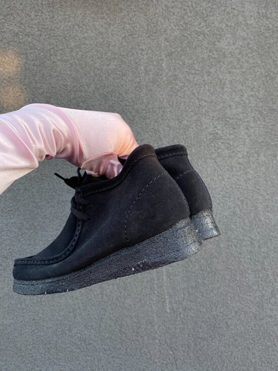 Clarks Wallabee - Black Suede Brand New main image 6